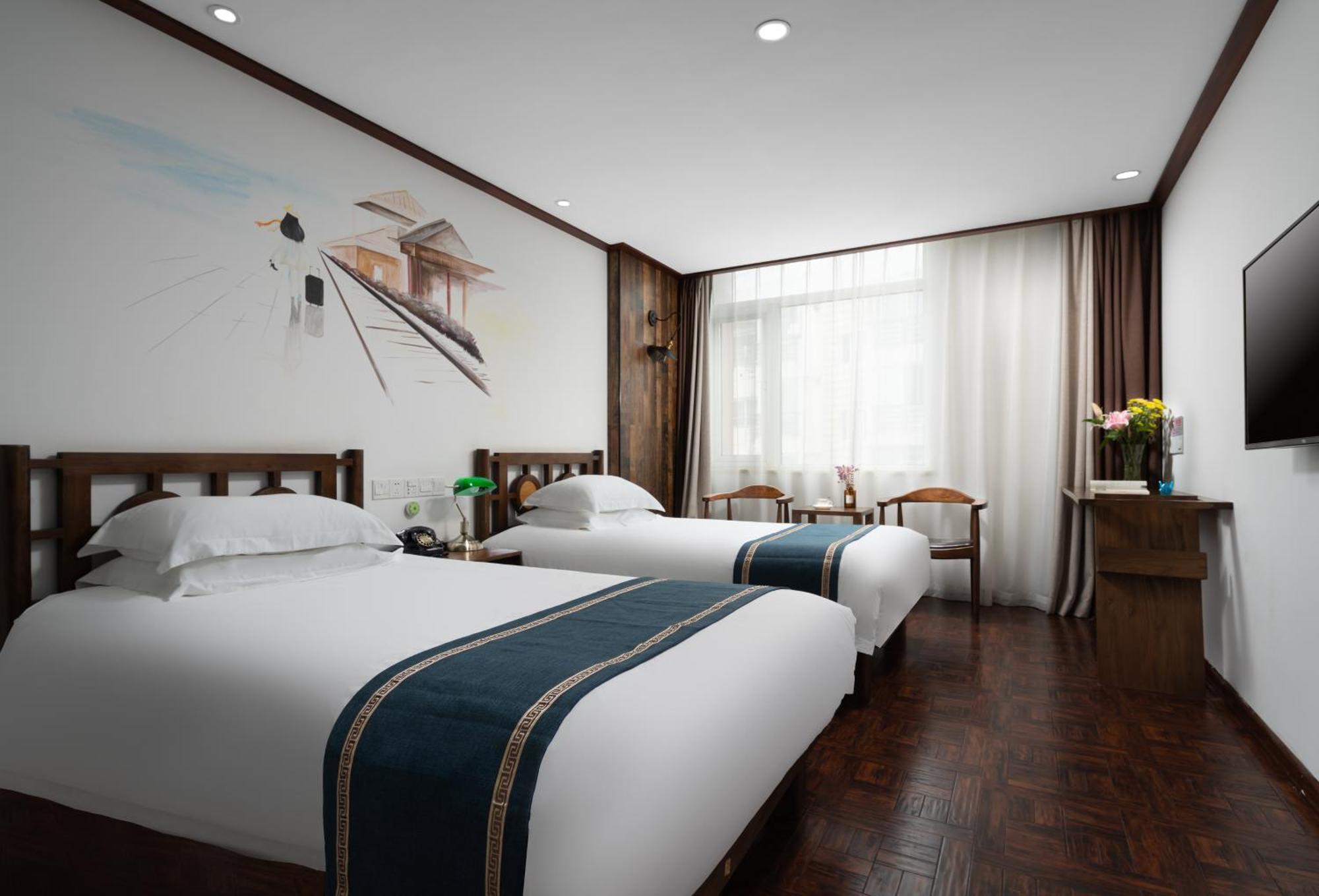 Nostalgia Hotel Near Tianjin Polar Ocean Word- Tianjin Fonte Joy World, 10 Minutes Drive Away From Tianjin Tanggu High-Speed Railway Station, Free Ice-Cream, Mineral Water, Snacks And Laundry Service, English Communication Well Exterior photo